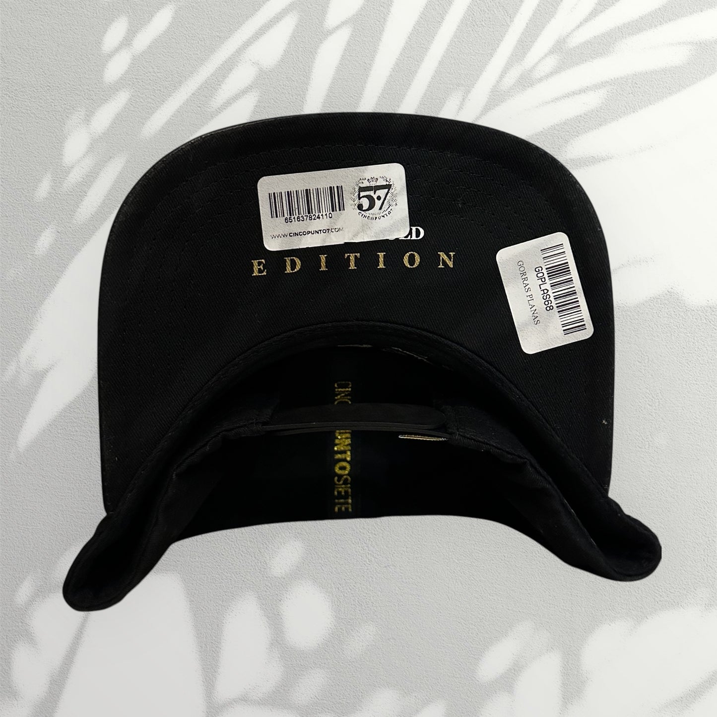 Gorra bisera plana