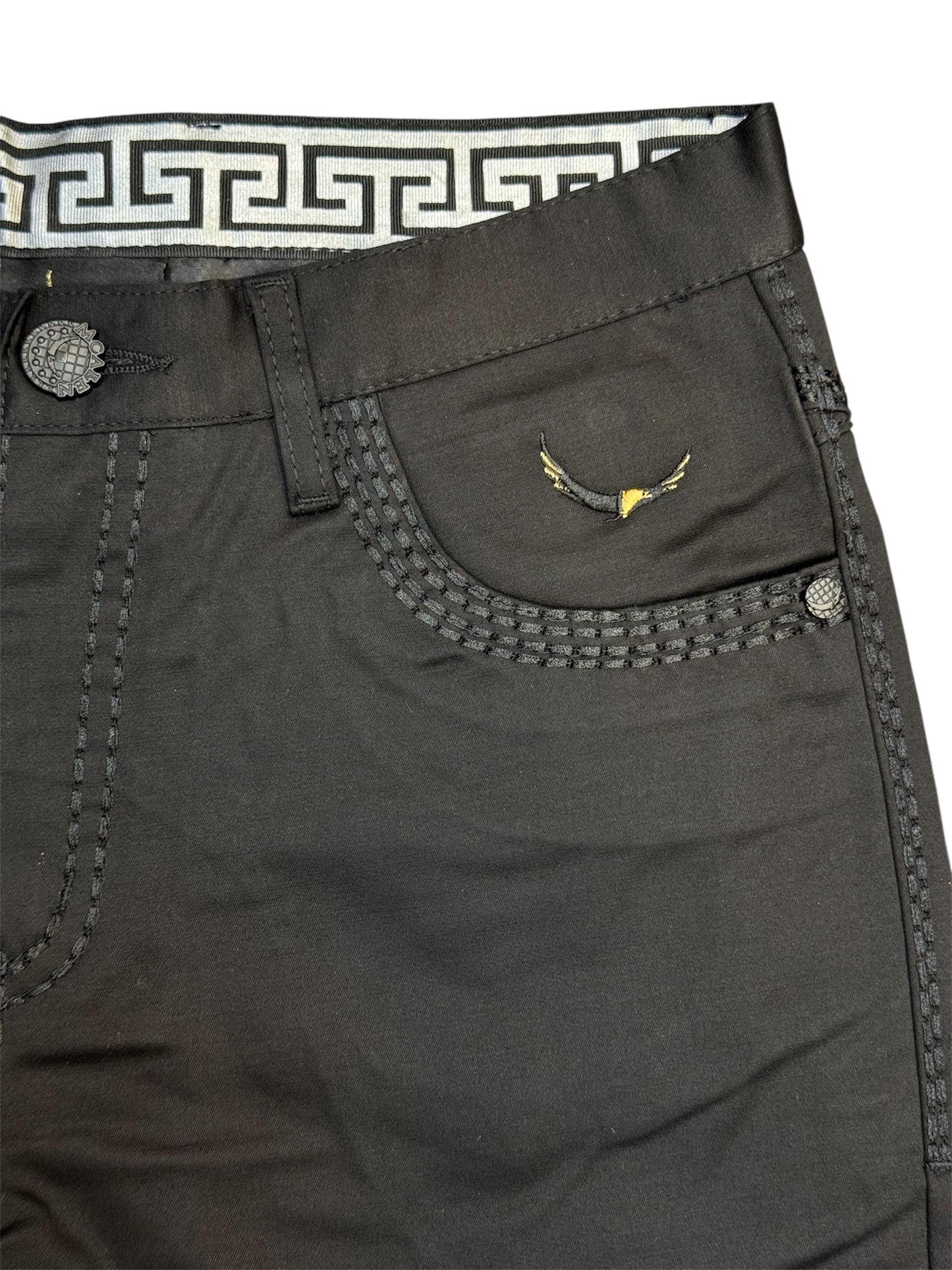 Pantalon Mcallen negro satinado