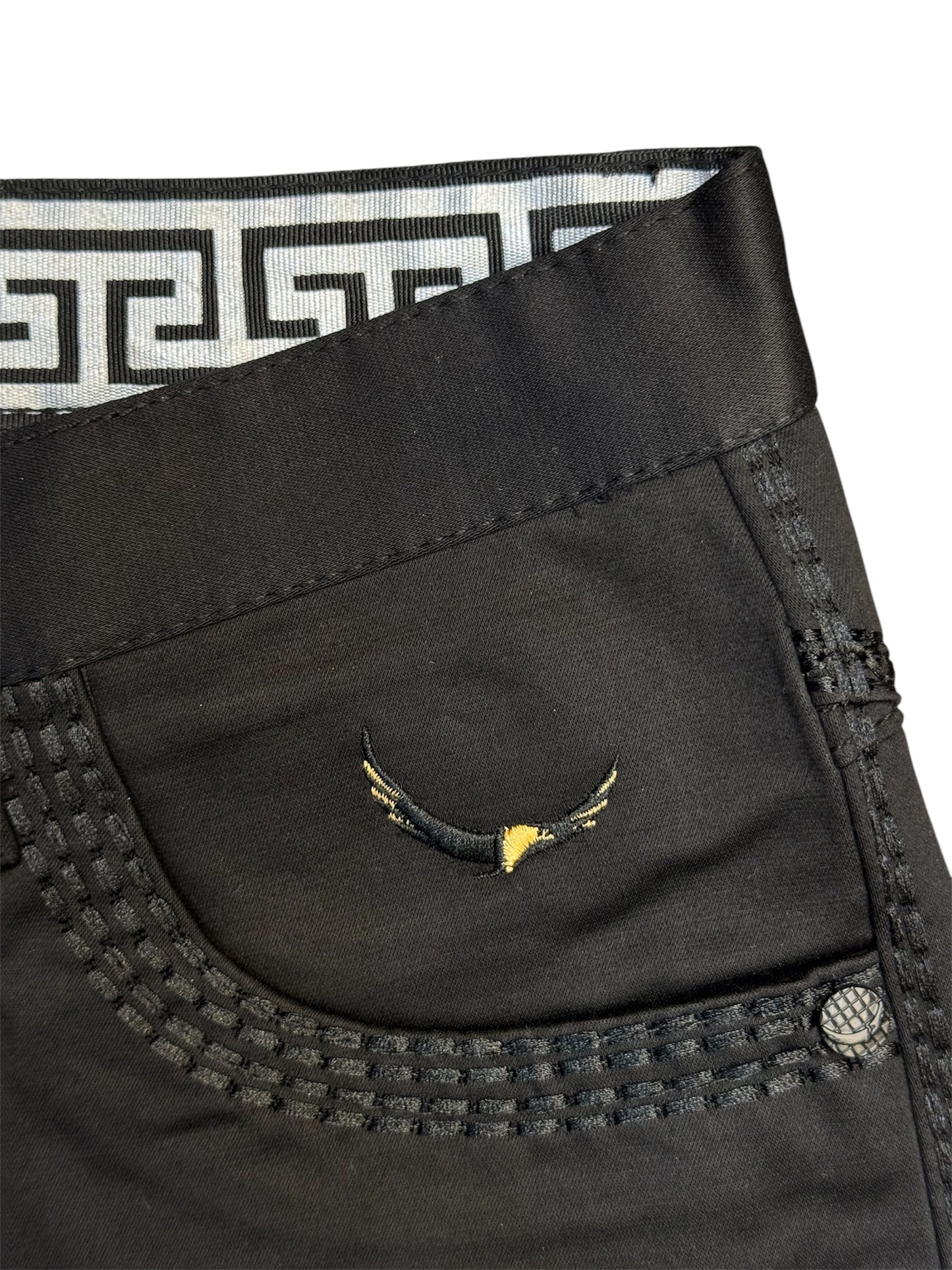 Pantalon Mcallen negro satinado