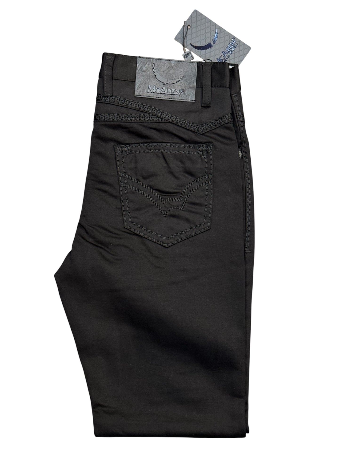 Pantalon Mcallen negro satinado