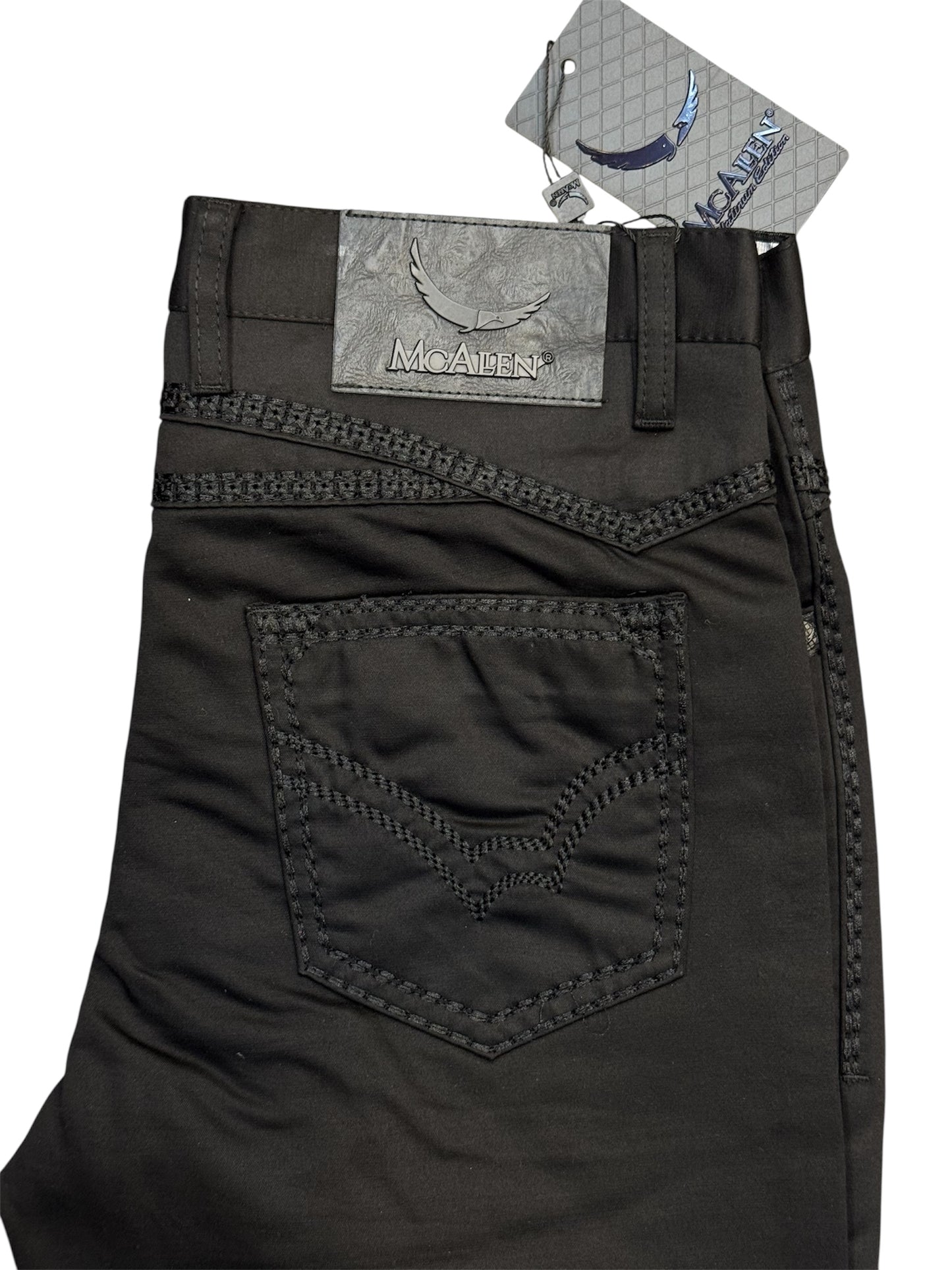 Pantalon Mcallen negro satinado