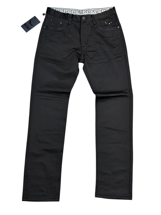 Pantalon Mcallen negro satinado